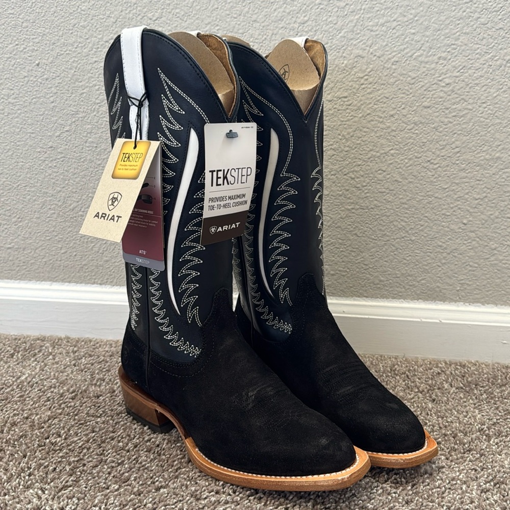 Ariat Futurity Limited Western Boot Black Suede